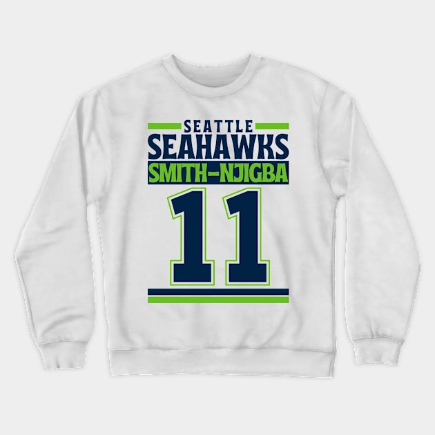 Seattle Seahawks Smith-Njigba 11 Edition 3 Crewneck Sweatshirt by Astronaut.co